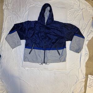 Reebok Heather Gray wind jacket